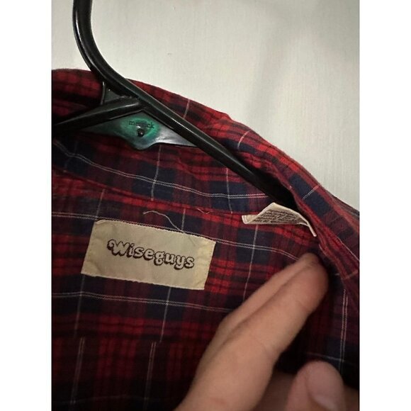 Wiseguys Men’s size 18 plaid button down shirt - Picture 3 of 6